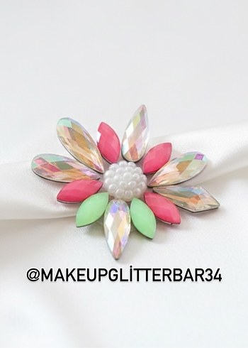 Pembe Unicorn  Özel Tasarım yüz taşı - Görsel 4