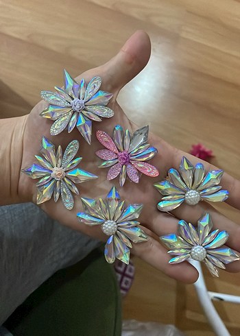 Renkli Işıltılı yusufçuk yüz taşı - Görsel 2