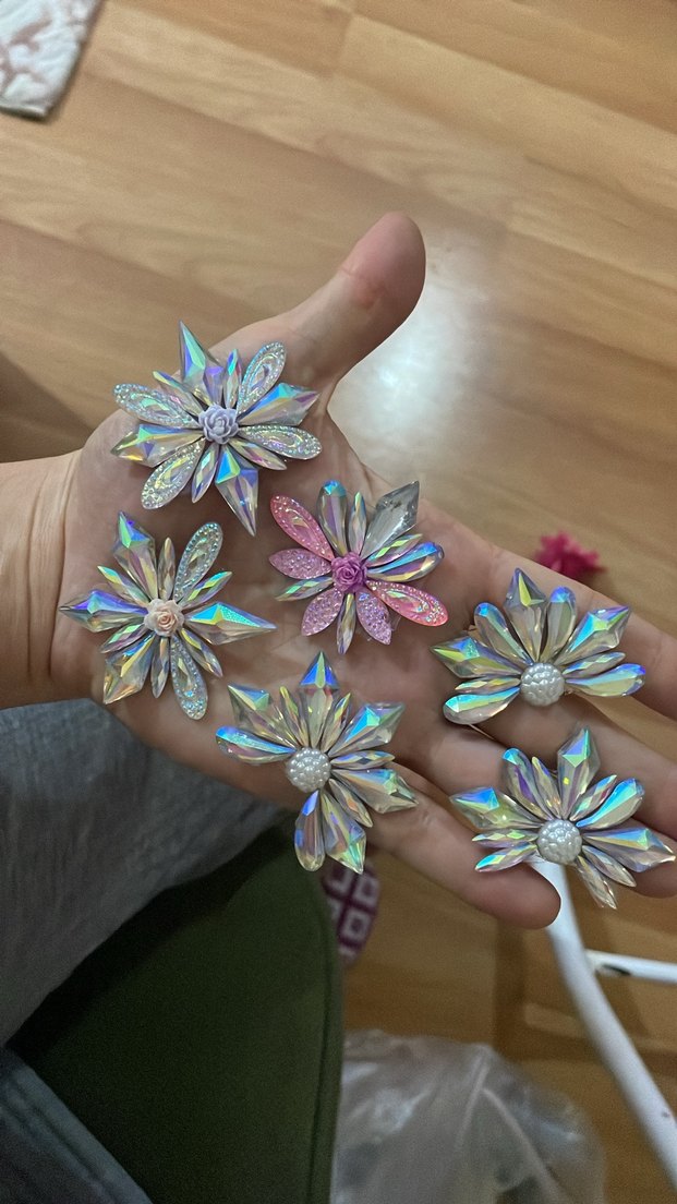 Renkli Işıltılı yusufçuk yüz taşı - Görsel 2