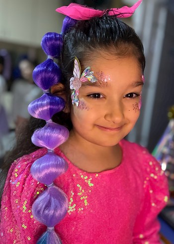 Glitter yüz taş süsleme - Görsel 3