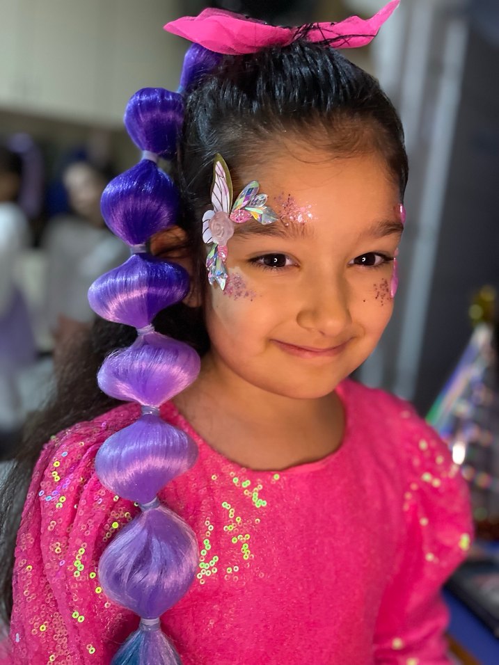 Glitter yüz taş süsleme - Görsel 3