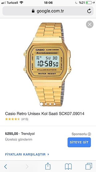 Casio vintage saat