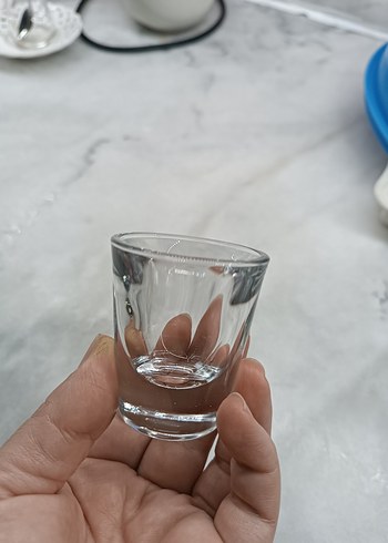  Beden 6'lı Şeffaf shot-tekila bardağı