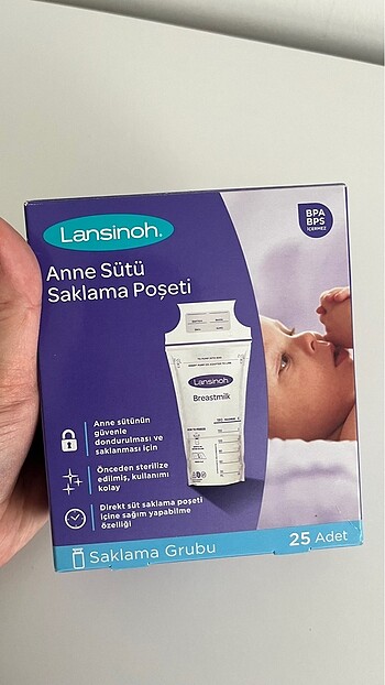 Lansinoh Lansinoh süt saklama poşeti