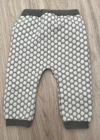 Gri Puantiyeli Örgü Erkek Bebek Takımı - Görsel 5