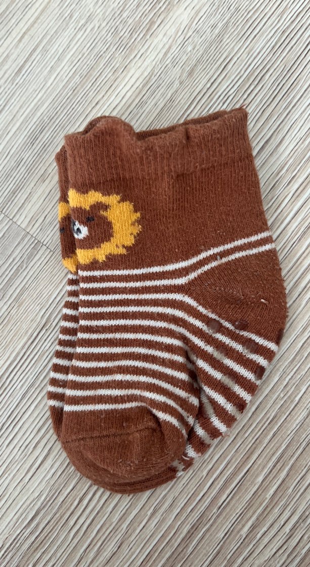 Erkek Çocuk Zebra Desenli Çorap Seti - Görsel 2