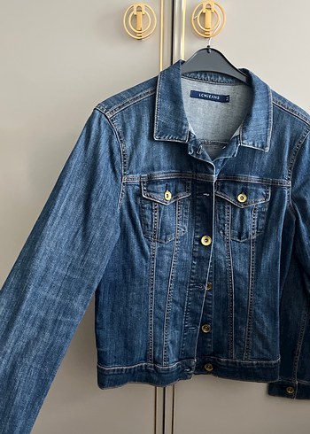 LC Waikiki Düğmeli Mavi Denim Ceket