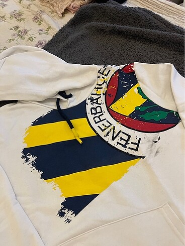 Fenerium Fenerbahçe beyaz kapşonlu