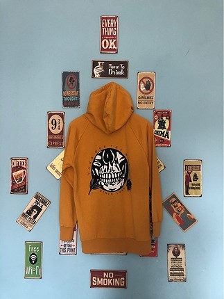 m Beden sarı Renk Vans Hodie