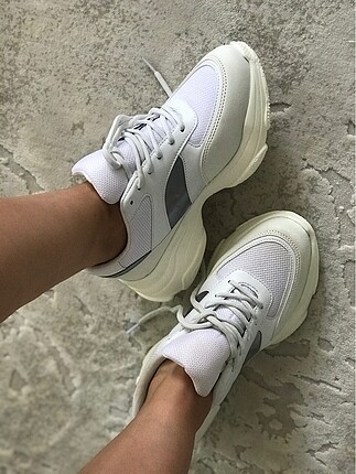 Derimod beyaz sneaker spor ayakkabı