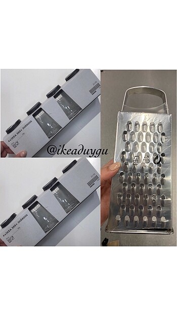 İKEA 2 paket baharatlık 1 adet rende