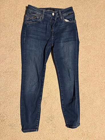 Elsa kot pantolon mavi jeans gold