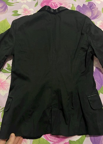 Siyah Fitted Kadın Blazer Ceket - Görsel 4