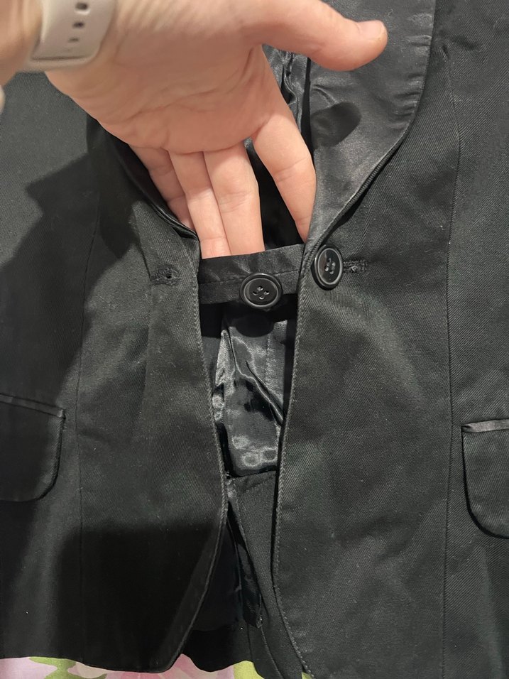 Siyah Fitted Kadın Blazer Ceket - Görsel 3