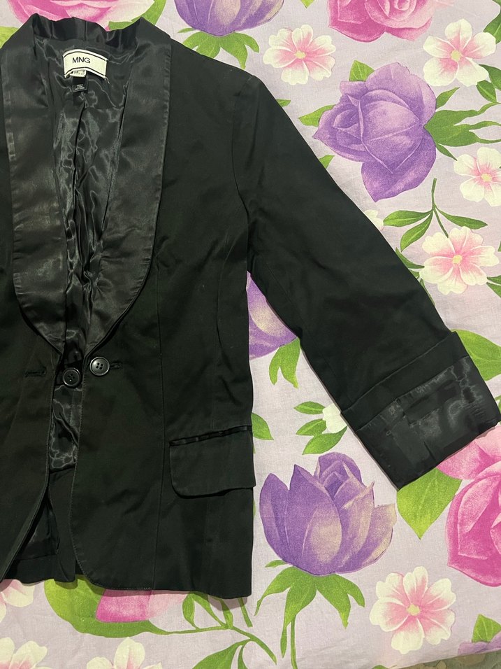 Siyah Fitted Kadın Blazer Ceket - Görsel 2