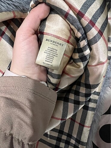Burberry kürk panço - Görsel 5