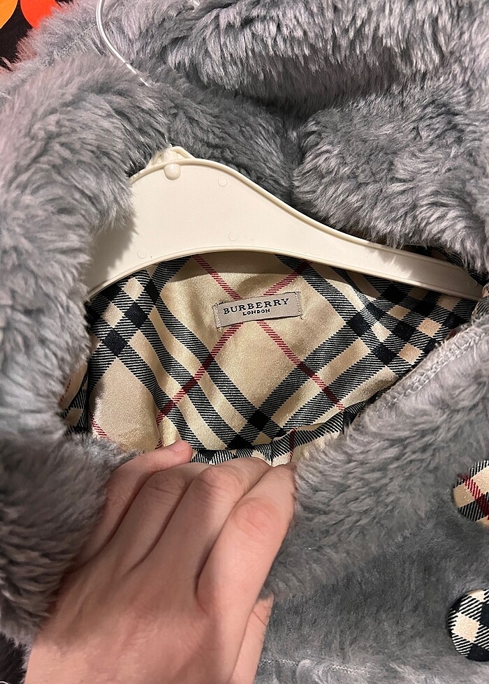 Burberry kürk panço - Görsel 3
