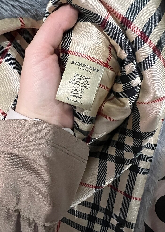 Burberry kürk panço - Görsel 5