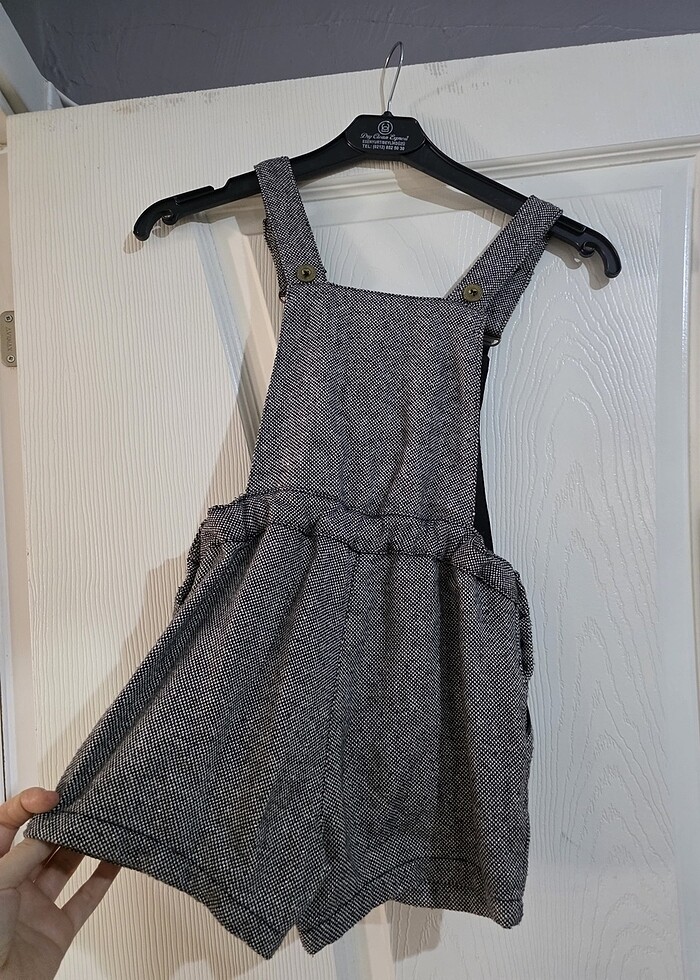 Koton marka 6-7 yaş kız çocuk salopet tulum - Görsel 4