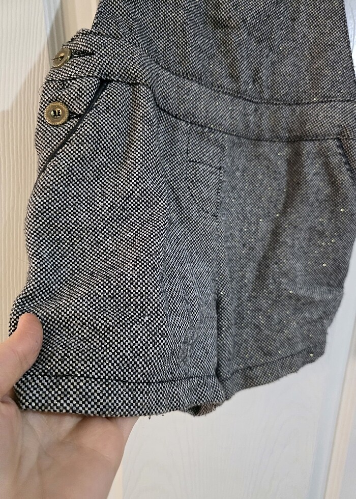 Koton marka 6-7 yaş kız çocuk salopet tulum - Görsel 2