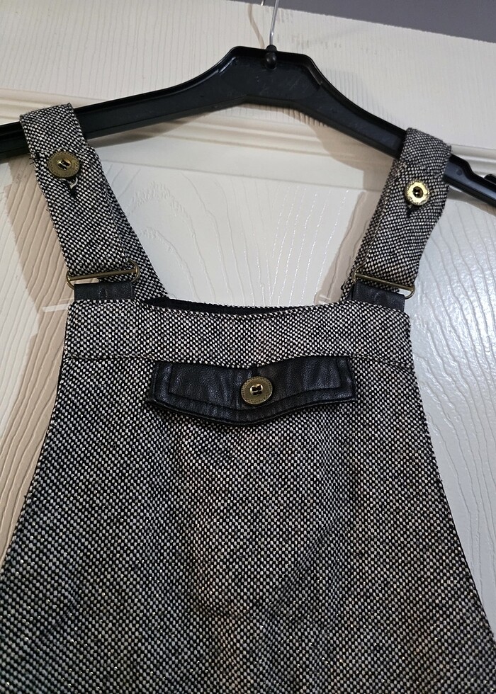 Koton marka 6-7 yaş kız çocuk salopet tulum - Görsel 3