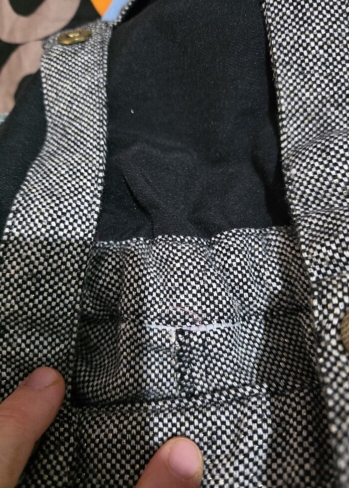 Koton marka 6-7 yaş kız çocuk salopet tulum - Görsel 5