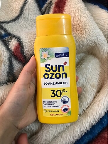 Güneş kremi sun ozon