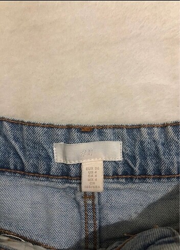 36 Beden H&M mom jean şort