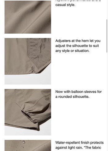 Cotton Blend Short Parka - Görsel 4