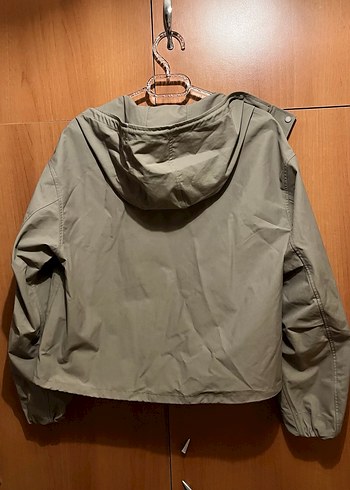 Cotton Blend Short Parka - Görsel 6
