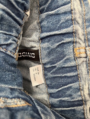 s Beden mavi Renk H&M Kot etek