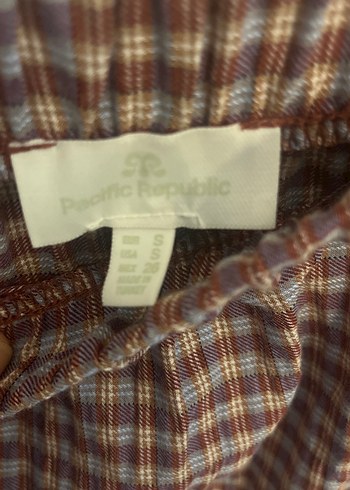 Pull&Bear Bohem Uzun Piliseli Ekose Etek - Görsel 3