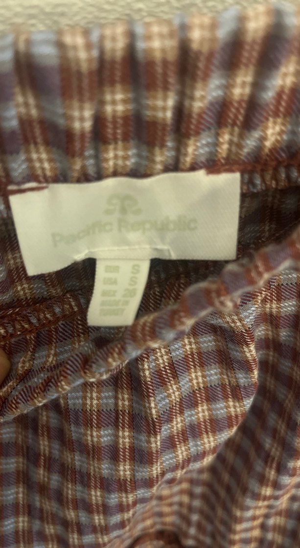 Pull&Bear Bohem Uzun Piliseli Ekose Etek - Görsel 3