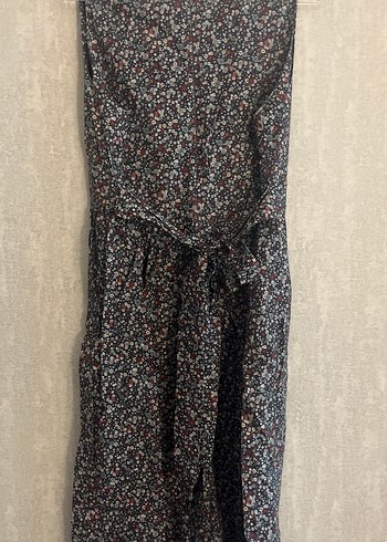 Çiçek Desenli Uzun Bohem Elbise - Görsel 2