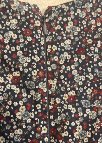 Çiçek Desenli Uzun Bohem Elbise - Görsel 5