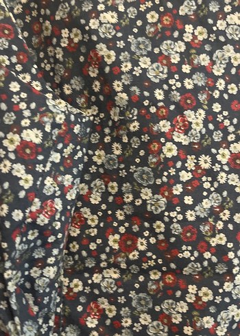 Çiçek Desenli Uzun Bohem Elbise - Görsel 4