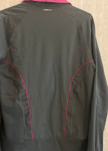 Kadın Gri Adidas Fermuarlı Spor Ceket - Görsel 5