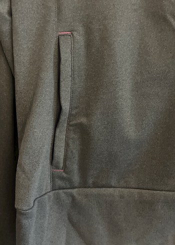 Kadın Gri Adidas Fermuarlı Spor Ceket - Görsel 4