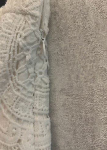 Dantel İşlemeli Midi Hamile Etek - Görsel 3