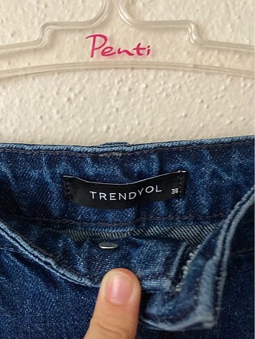 36 Beden mavi Renk Kot pantalon