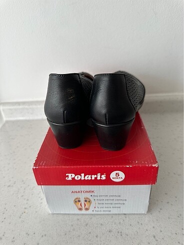 38 Beden siyah Renk Polaris ayakkabı