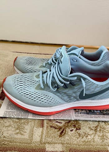 Nike Gri Bağcıklı Spor Ayakkabı - Görsel 3