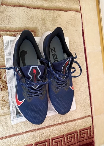 Lacivert Nike Spor Ayakkabı Velcro Detaylı - Görsel 3