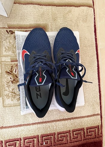 Lacivert Nike Spor Ayakkabı Velcro Detaylı - Görsel 2