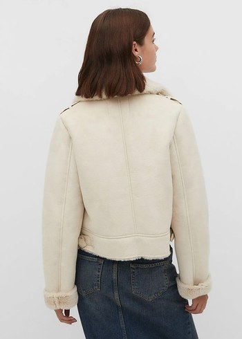 Stradivarius Stradivarius Bej biker mont