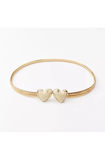 Zara gold kalp kemer 