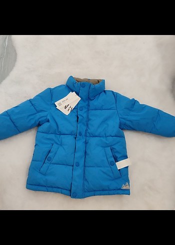 zara çift taraflı çocuk mont - Görsel 5