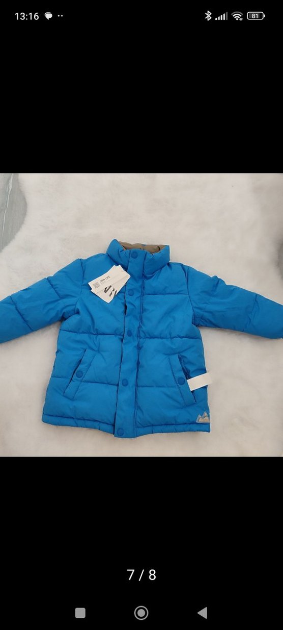 zara çift taraflı çocuk mont - Görsel 5