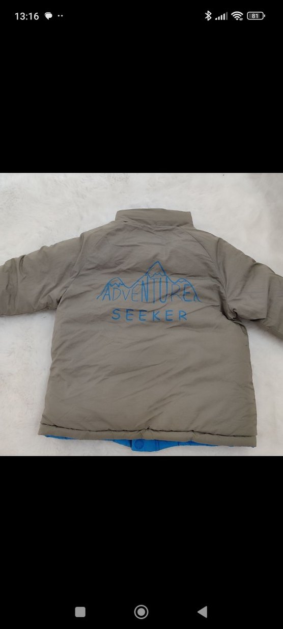 zara çift taraflı çocuk mont - Görsel 2