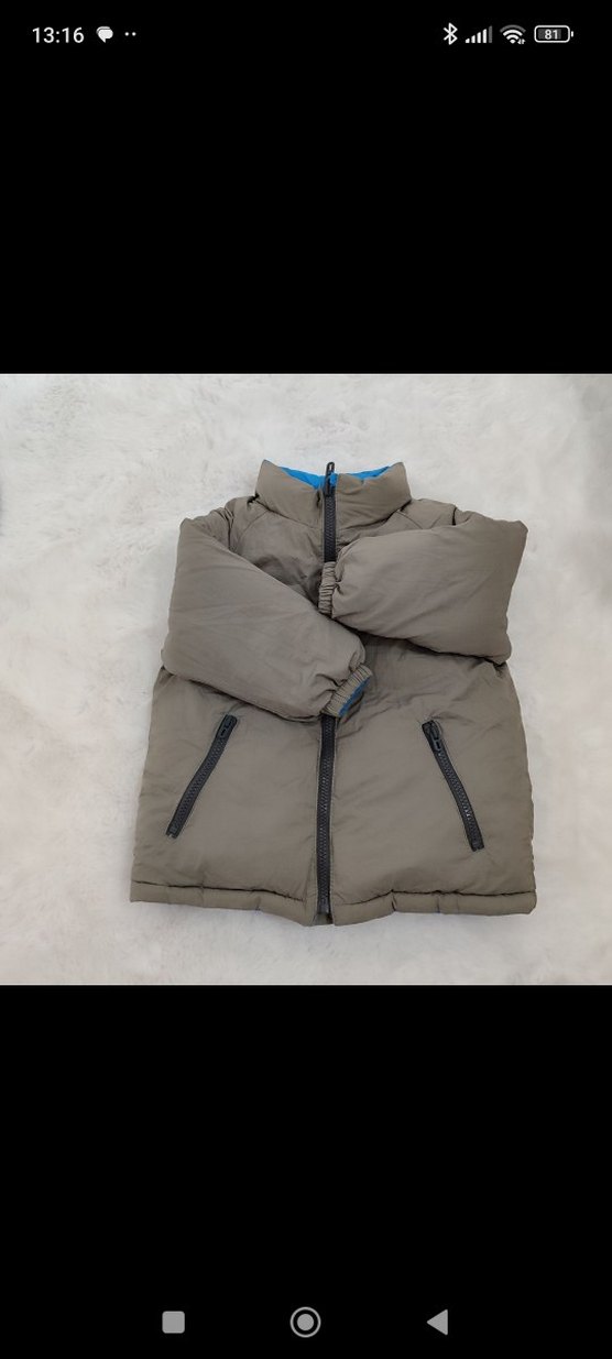 zara çift taraflı çocuk mont - Görsel 4